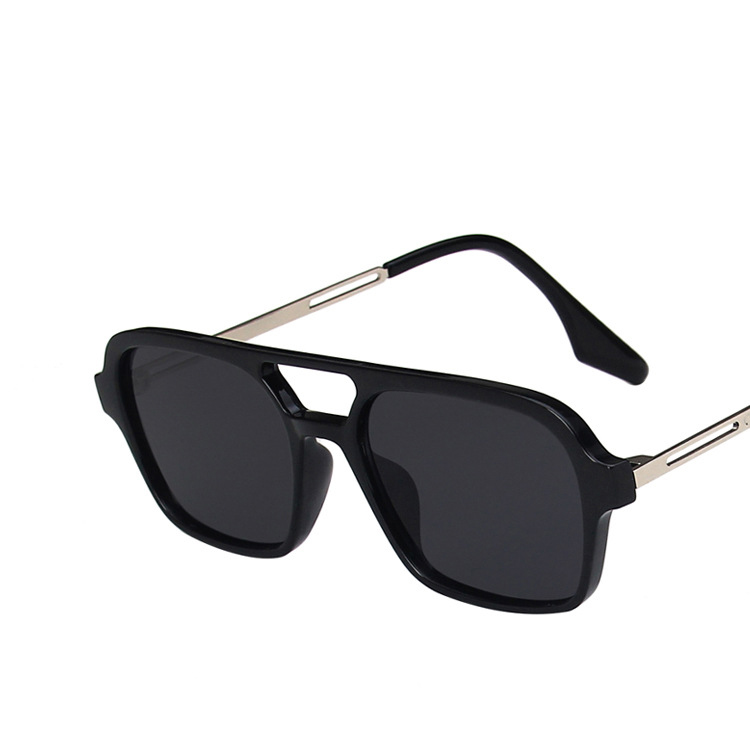 Fashion Retro Double Beam Hollow Sunglasses - CJdropshipping