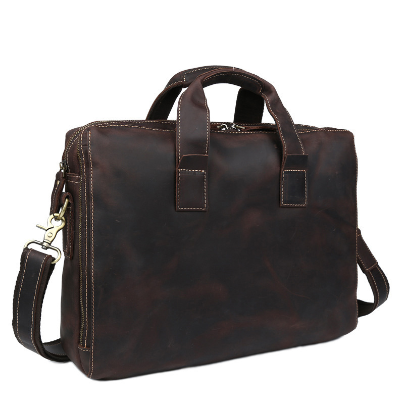 Leather Personality Men's Business Bag