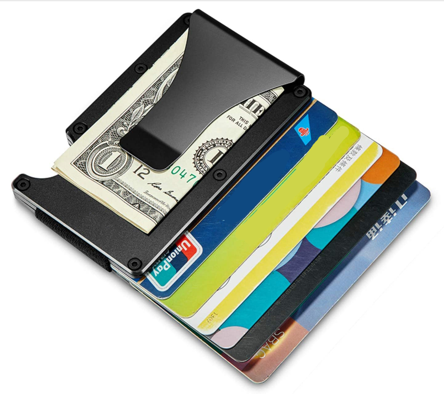 Mens RFID Blocking Slim Money Clip Wallet ID Credit Card Holder Thin ...