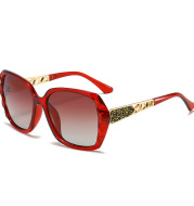 Fashion Retro Polarized Sunglasses Trend Big Frame European And American Diamond Sunglasses