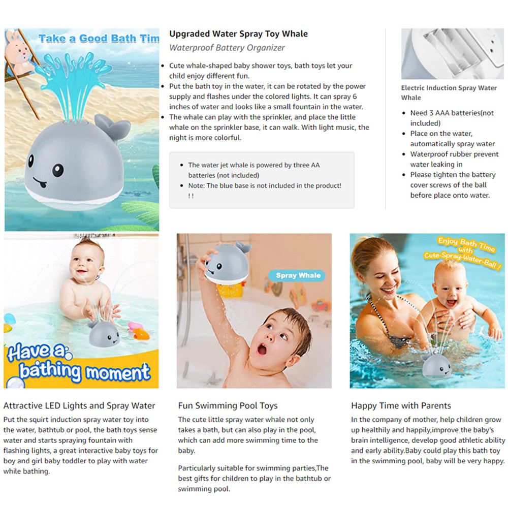  "Parent and Child Bonding in the Whale Bath Tub"