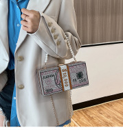 Diamond-studded Dollar Bag Full Diamond Dollar Shoulder Bag