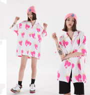 Broken High Street Hip Hop T-Shirt Short Sleeve Shirt