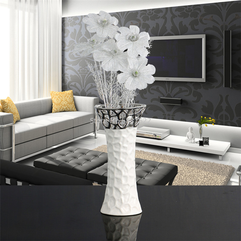 Modern Minimalist Dried Flowers White Ornaments CJdropshipping