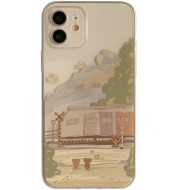 Oil Painting Mobile Phone Case All-inclusive Protective Cover Transparent Soft Shell