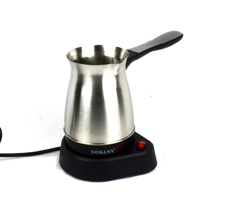 Electric Stainless Steel Turkish Coffee Pot With Electric Heating