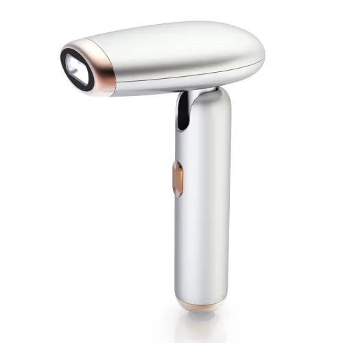 Color: White, power: US - Folding Laser Hair Removal Apparatus IPL Pulse Hair Removal Machine