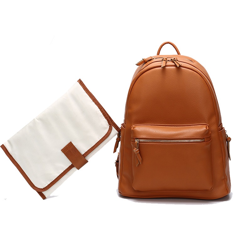 The Compact Vegan Leather Backpack With Laptop Bag