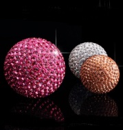 Car Pendant With Diamond Crystal Ball Car Interior Decoration