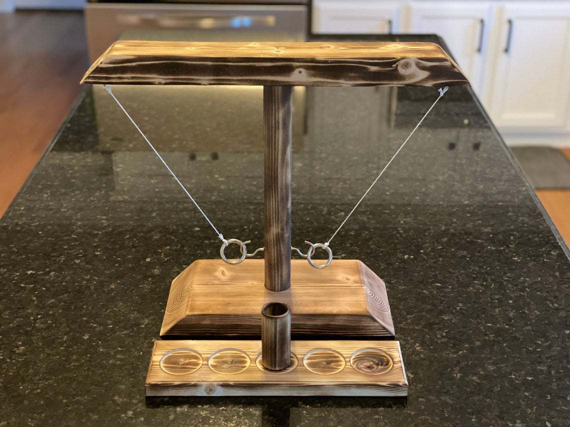 Amazon s New Wooden Ring Throwing Bimini Game Bar Home Desktop Throwing