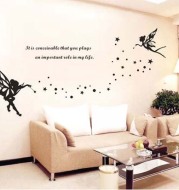 Bedroom Sofa Romantic Children's Room Cartoon Decoration Layout Wall Sticker Angel