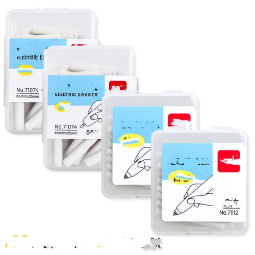 Color: 7style - Deli Electric High Gloss Rubber Eraser Primary School Students