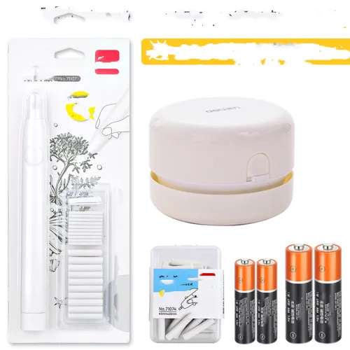 Color: 6style - Deli Electric High Gloss Rubber Eraser Primary School Students