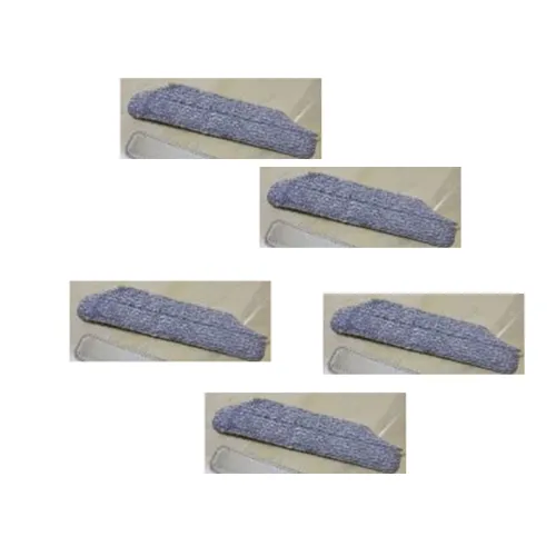 Color: 5 piece of cloth - Hand Push Sweeper Household Broom Dustpan Mop Floor All-in-one Machine Gift Mop Sweeper