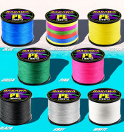 BAKAWA SuperPower 1000 4 Strand 18LB 80LB PE Braided Fishin