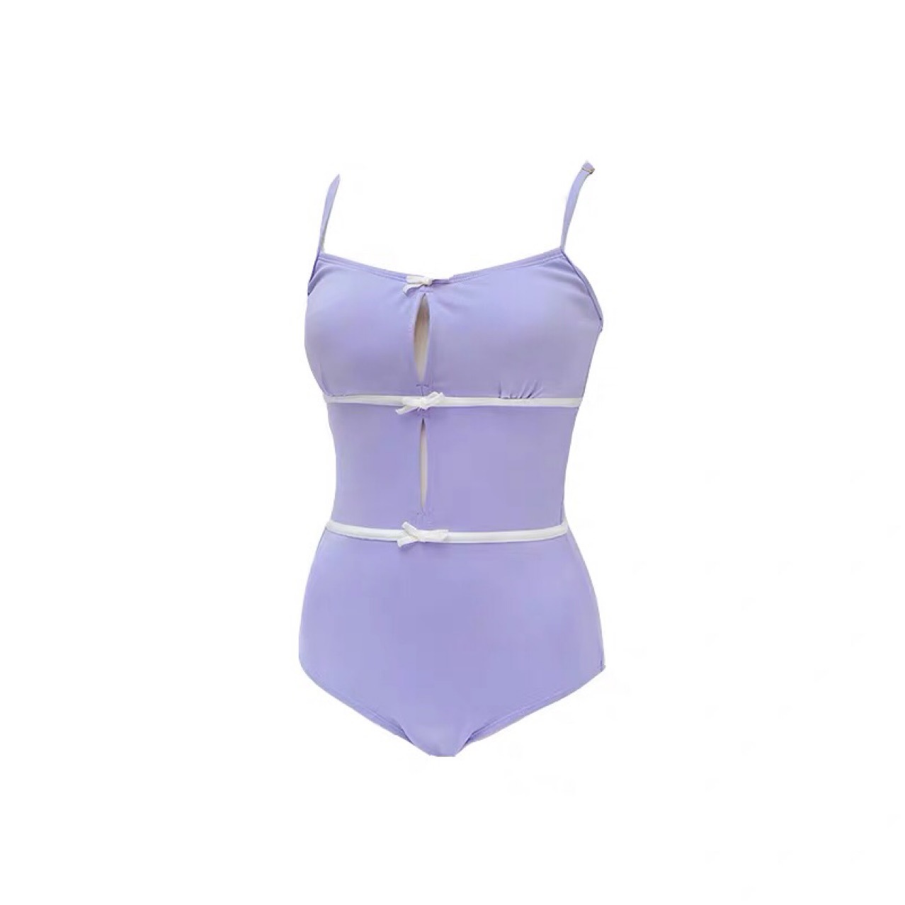 Cute Sweet Girl Purple One-piece Swimsuit - CJdropshipping