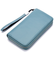Leather Long Wallet Leather Wallet Men Clutch Bag Zipper Clutch Bag
