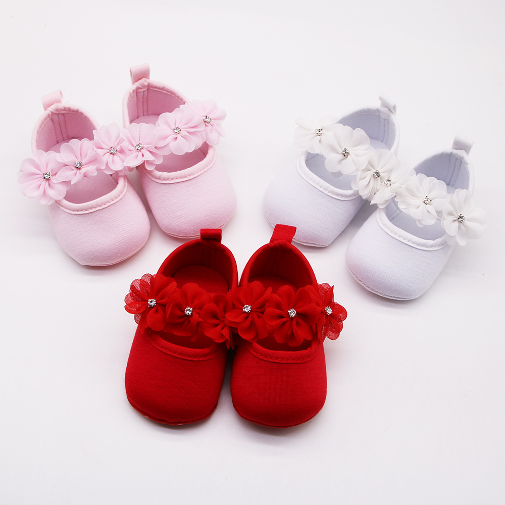 Flower Baby Soft Sole Dress Shoes CJdropshipping