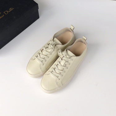 Lace-Up Casual Comfortable Simple Women's Single Shoes—1