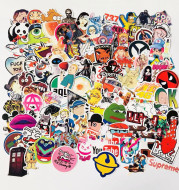 100 Unique European And American Personality Creative Stickers