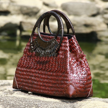 Straw Bag Women's Handbag Hand Bag Beach Bag—3