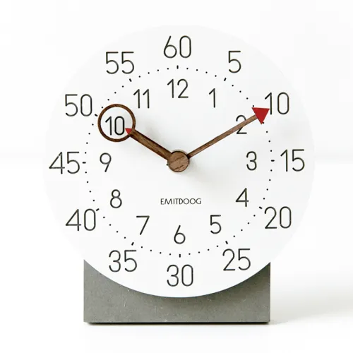 Modern Minimalist Desk Clock Student Children'S Education Desk Clock Personality Creative Ornaments