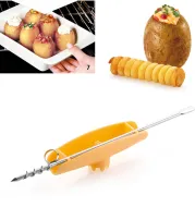 Potato Tower Chip Slicer Spiral Machine Spiral Slicer Tornado Twister Manual Cutter Tool Easy To Clean Kitchen Gadgets