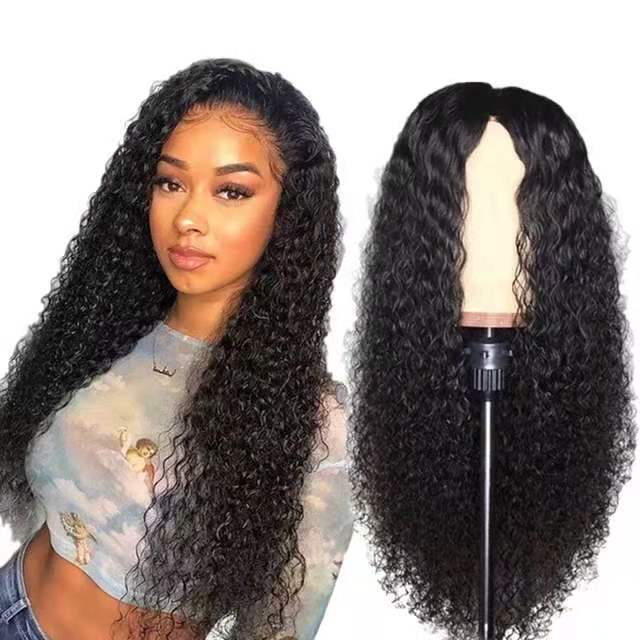 Lace Front Long Curly Hair Wig Synthetic
