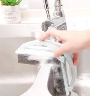 Folding Sponge Cleaner Tools Window Glass Wall Magic Strong Decontamination Bath Brush Kitchen Cleaning Bathroom Toilet Kitchen