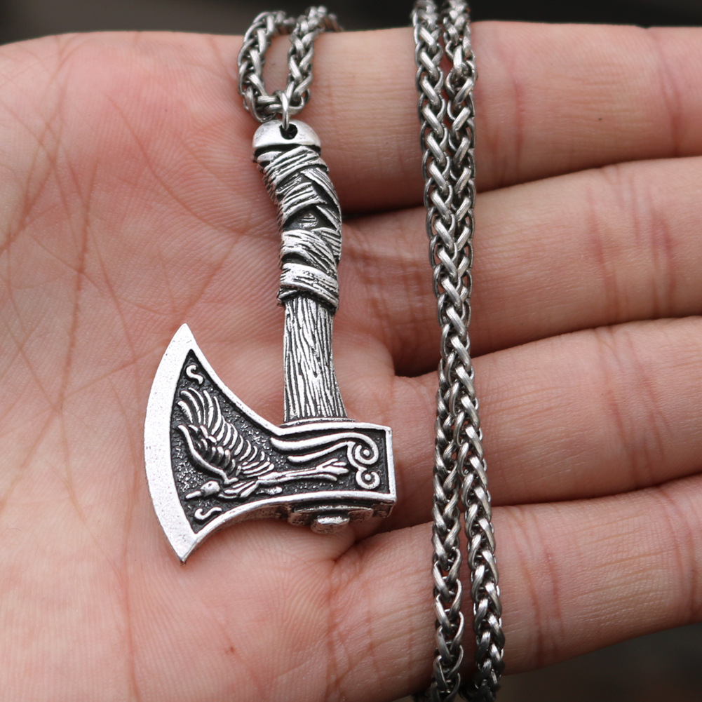 Double Axe Pendant Men S Necklace Cjdropshipping