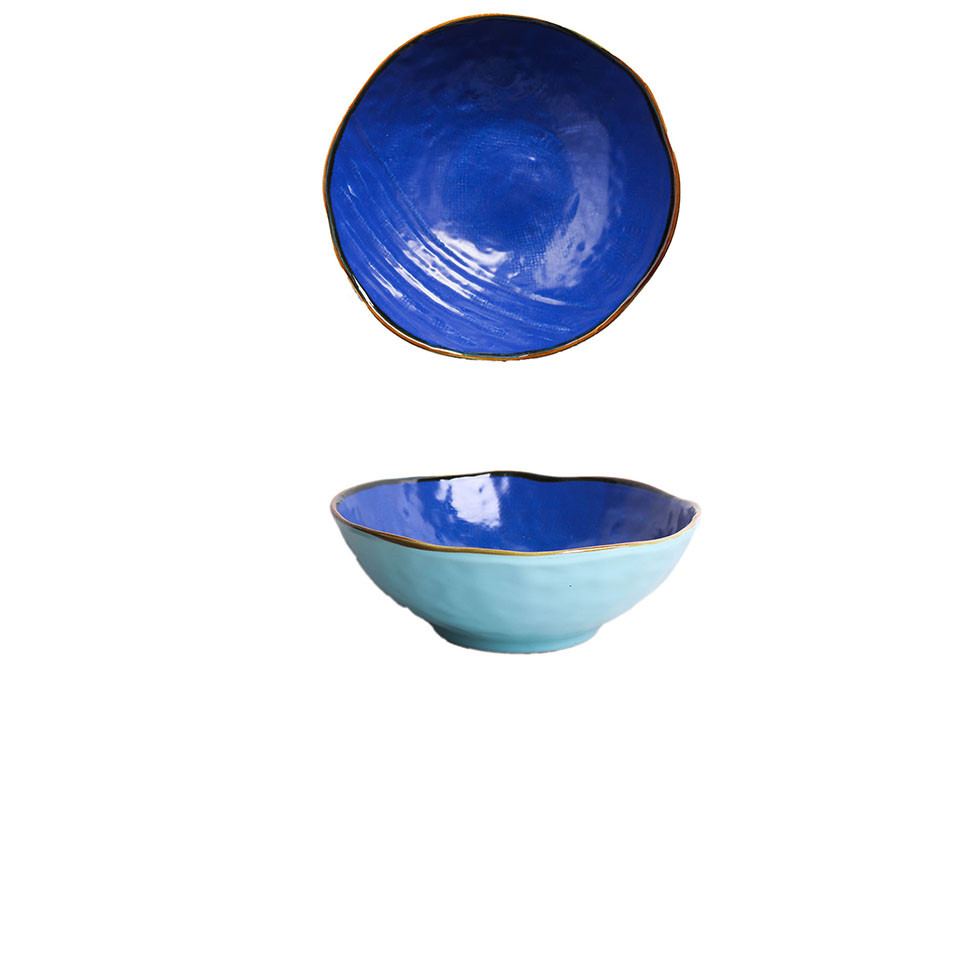 style: 21 - Creative Ceramic Retro Big Soup Bowl Household Large Pickled Cabbage Fish Bowl Restaurant Super Large Lobster Bowl Ice Cracked Bowl Tableware