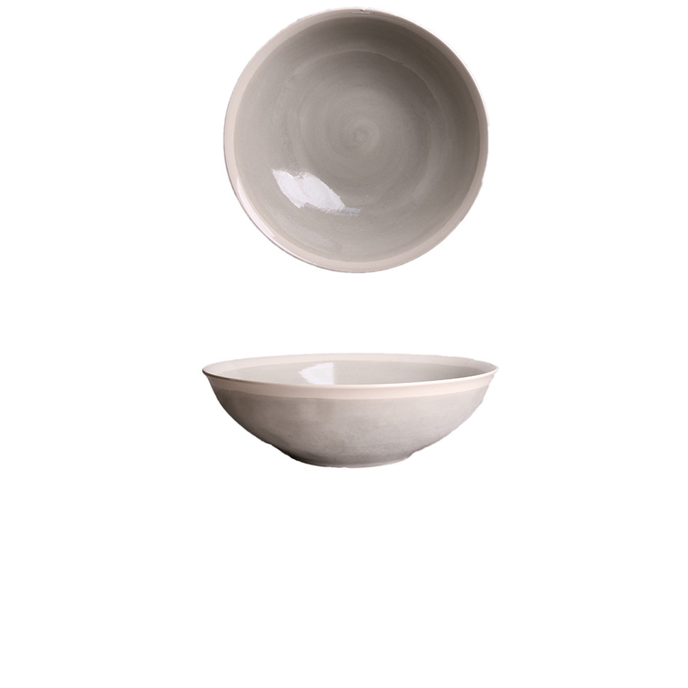 style: 23 - Creative Ceramic Retro Big Soup Bowl Household Large Pickled Cabbage Fish Bowl Restaurant Super Large Lobster Bowl Ice Cracked Bowl Tableware