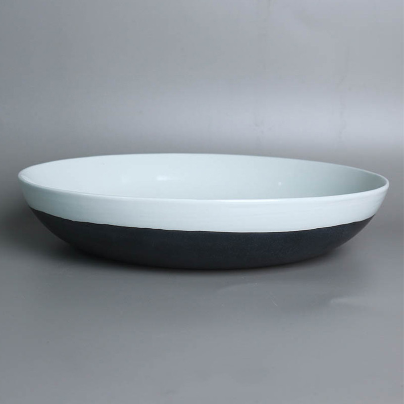 style: 30 - Creative Ceramic Retro Big Soup Bowl Household Large Pickled Cabbage Fish Bowl Restaurant Super Large Lobster Bowl Ice Cracked Bowl Tableware