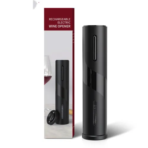 Color: Black, style: Battery models - Electronic Bottle Opener Qier Plastic USB Rechargeable Wine Electric Electronic Bottle Opener