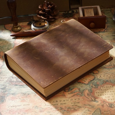 Original Handmade Sketchbook Cowhide Notebook Retro Leather Notebook Creative Notebook Diary—4