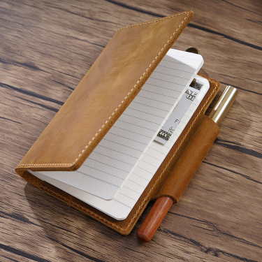 Notepad Leather Magazine Cover Travel Notebook Diary—1