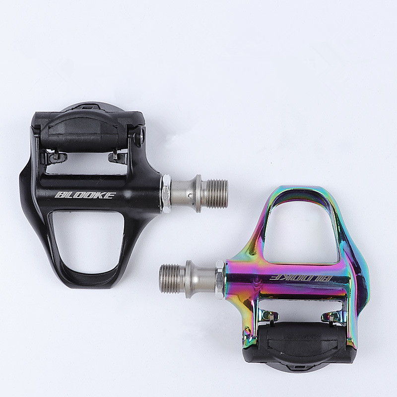 Blooke Road Bike SelfLocking Pedal, Electroplated Aluminum Alloy