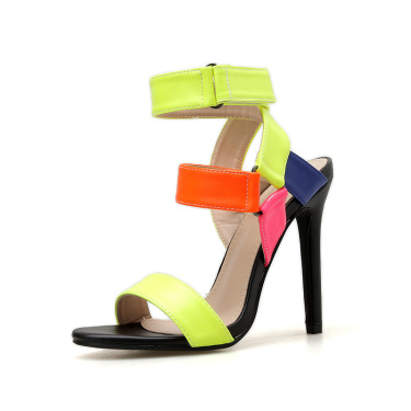 Large-Size High-Heeled Sandals—1