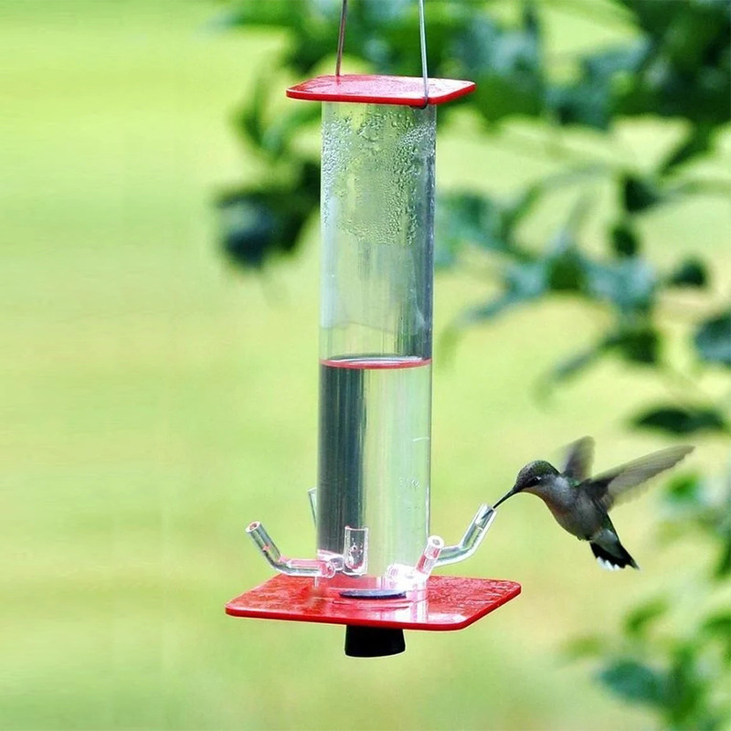 Hanging Cylindrical Bird Feeder Hummingbird Bird Feeder - CJdropshipping