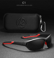 Kdeam New Non-Standard Polarized Sunglasses Tr90 Ultralight Sports Sunglasses For Men And Women, Europe And The United States Kd8787