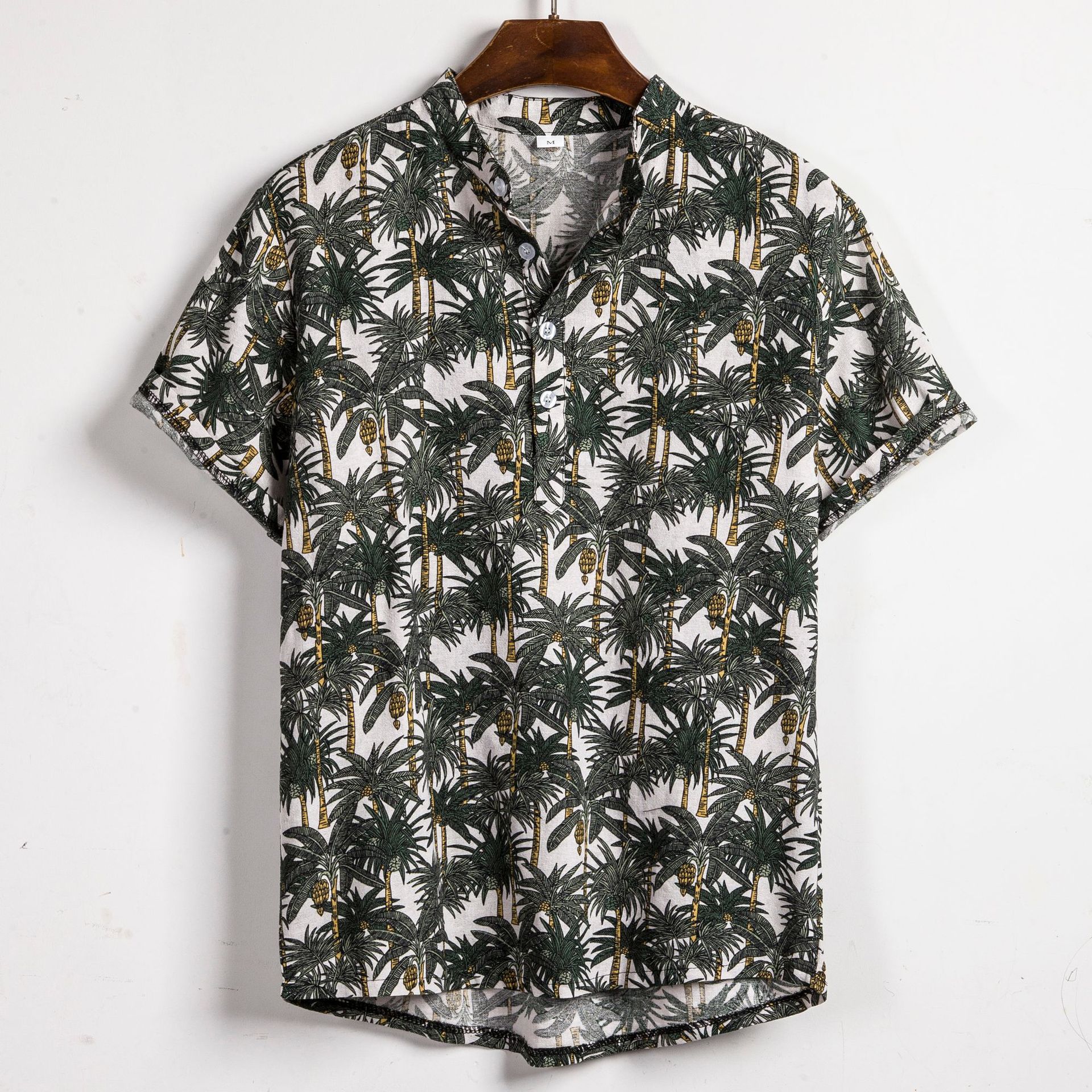 Men's Floral Short Sleeve Shirt - CJdropshipping