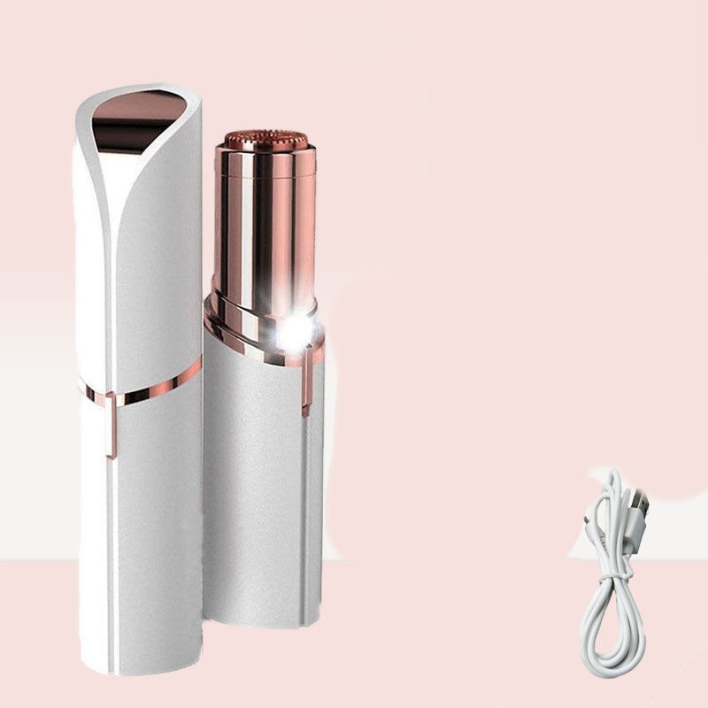 style: White enhanced version - Ladies Hair Removal Equipment Electric Shaver Private Parts Armpits Face Lip Hair Leg Hair Stripper Knife Hair Removal Device Whole Body