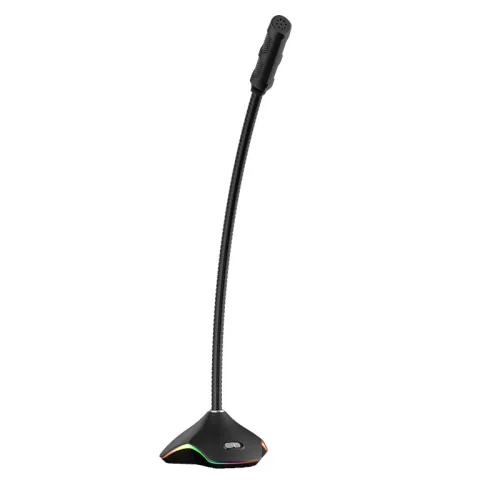 Color: Black, style: Blu ray - Microphone Live Call Microphone Game Microphone RGB Computer Microphone