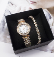 Wristwatch Bracelet Ladies Watch Fashion Diamond Foreign Trade Watch Set