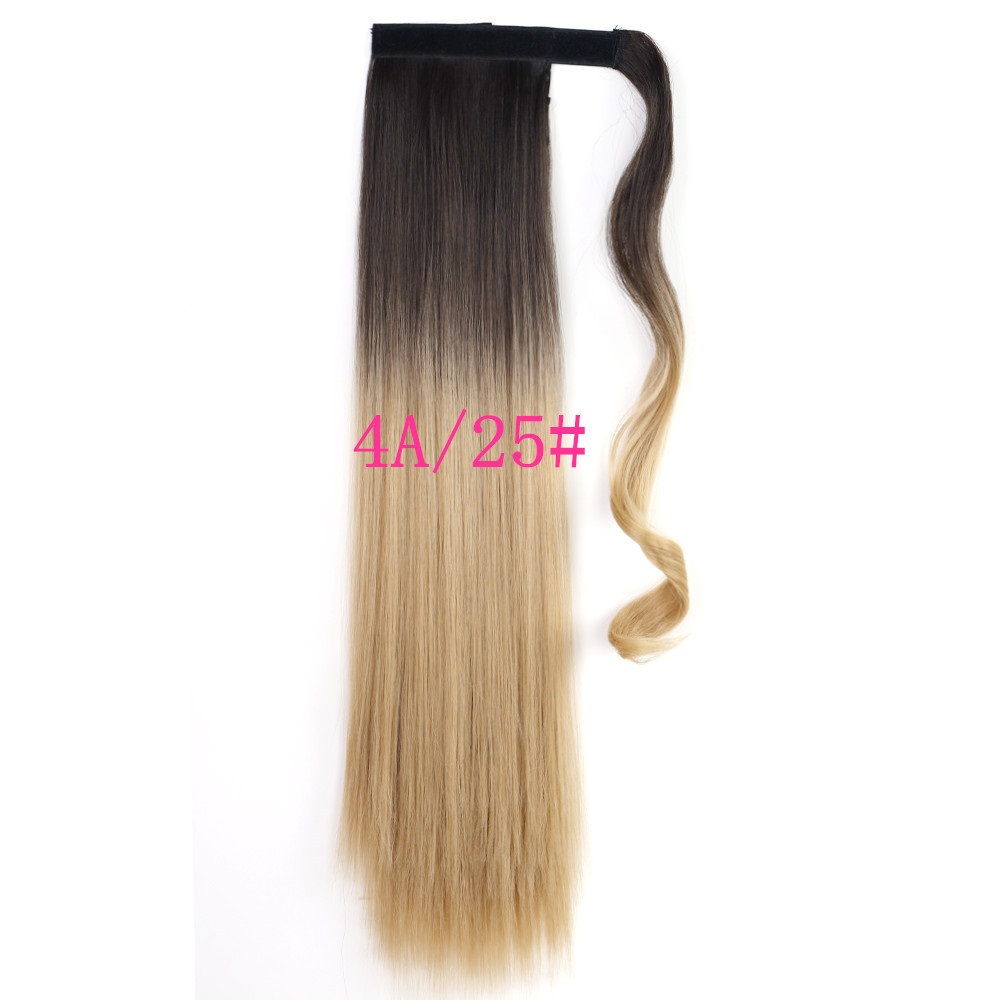 Long Straight Wrap Around Clip In Ponytail Hair Extension