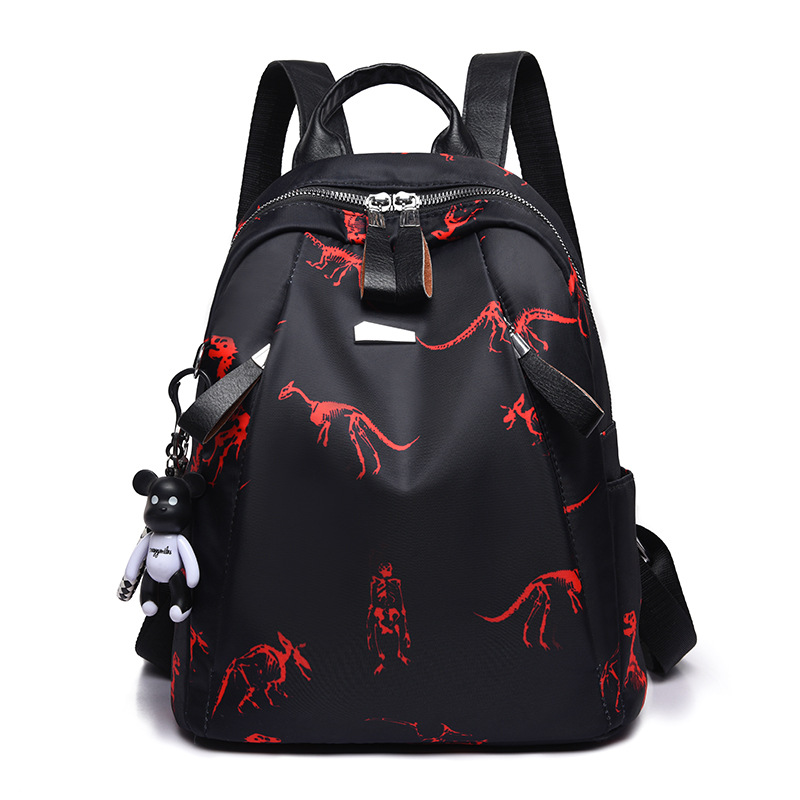 1619768704932 Lightweight Backpack Female Korean Version Printing Casual Anti-Theft Backpack