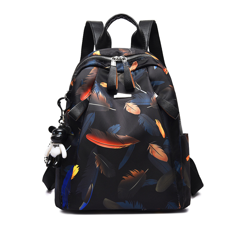 1619768705087 Lightweight Backpack Female Korean Version Printing Casual Anti-Theft Backpack