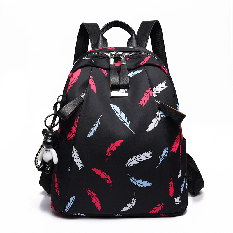 1619768705090 Lightweight Backpack Female Korean Version Printing Casual Anti-Theft Backpack