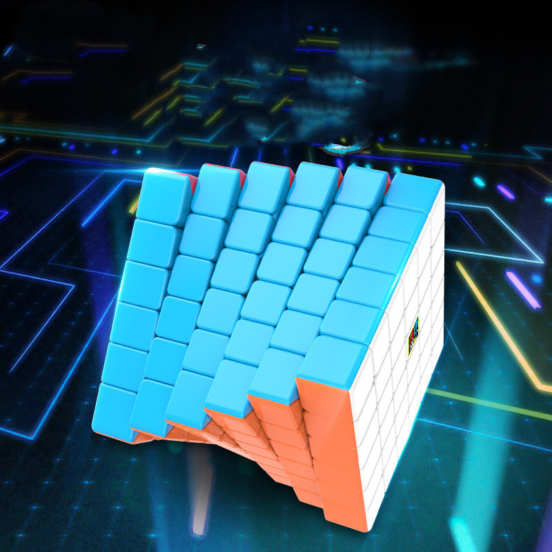 Sex-order Rubiks kub, smidig för nybörjare
