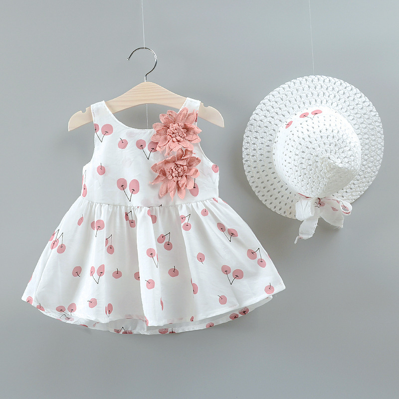 Girls Baby Cherry Dress - CJdropshipping